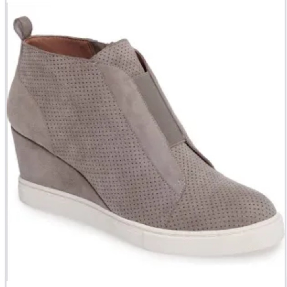 Linea Paolo Grey Wedges